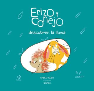 erizo y conejo lluvia