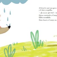 erizo y conejo lluvia 2