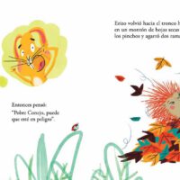 erizo y conejo el susto del viento 6